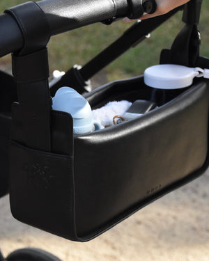 RHEA-Pram-Bag-Black-packed
