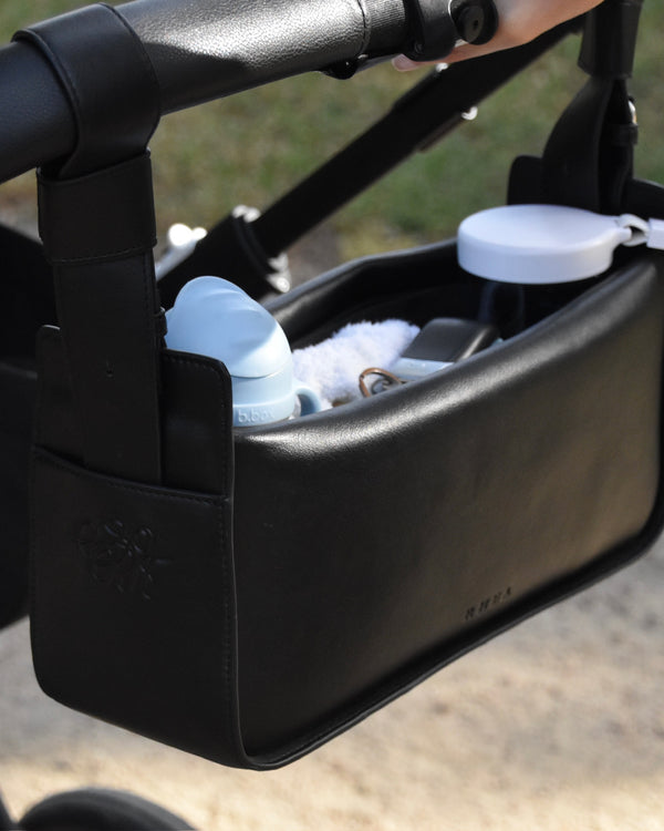 RHEA-Pram-Bag-Black-packed