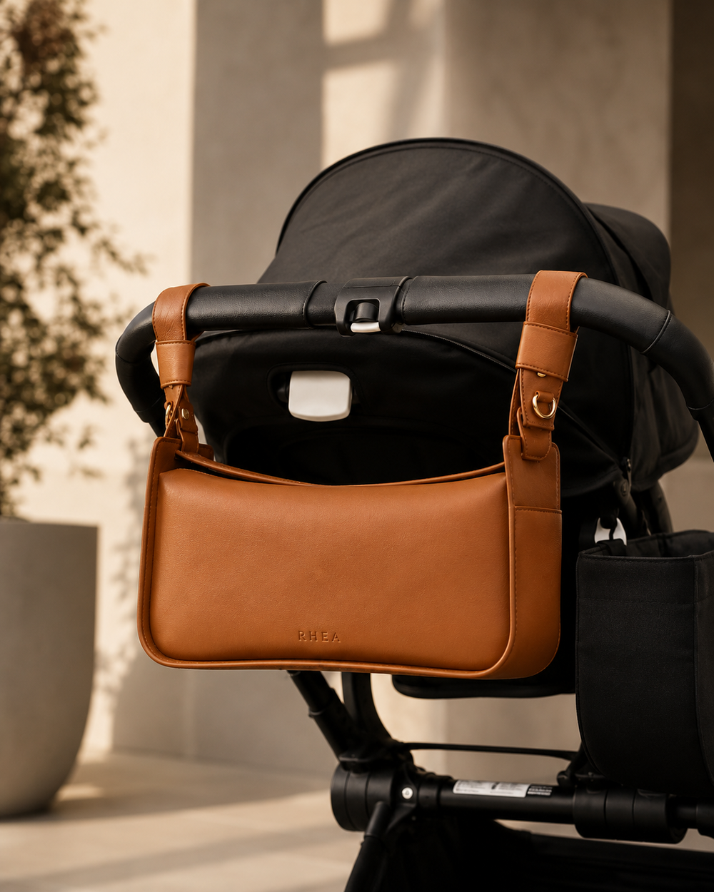 Pram Bag - Saddle Tan