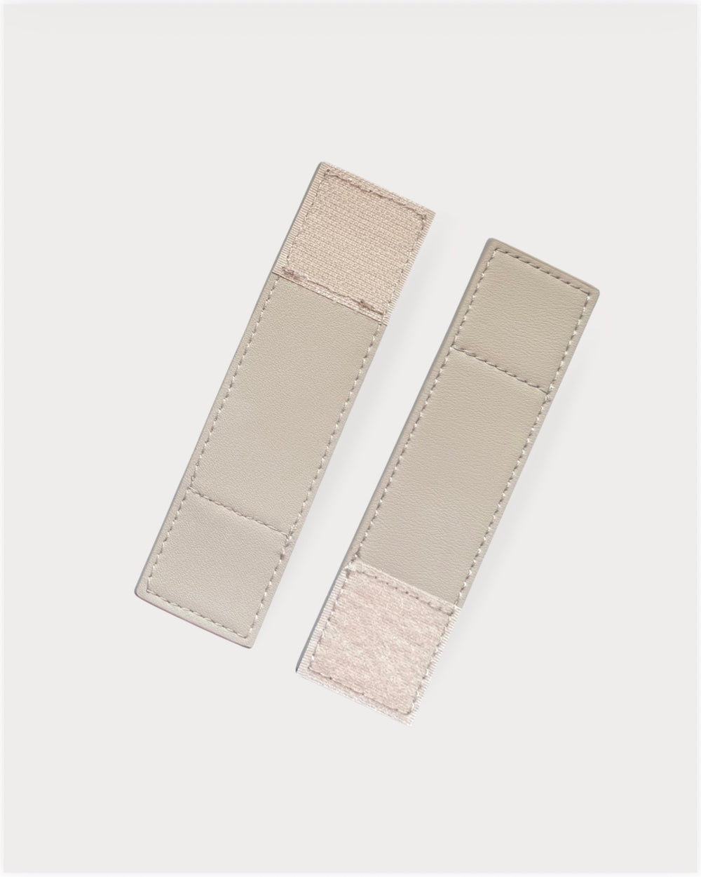 Replacement Pram Velcro Attachments - Oat Milk