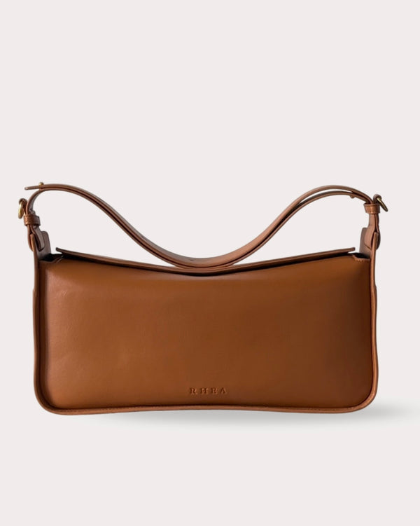 RHEA-Pram-Bag-Saddle-Tan