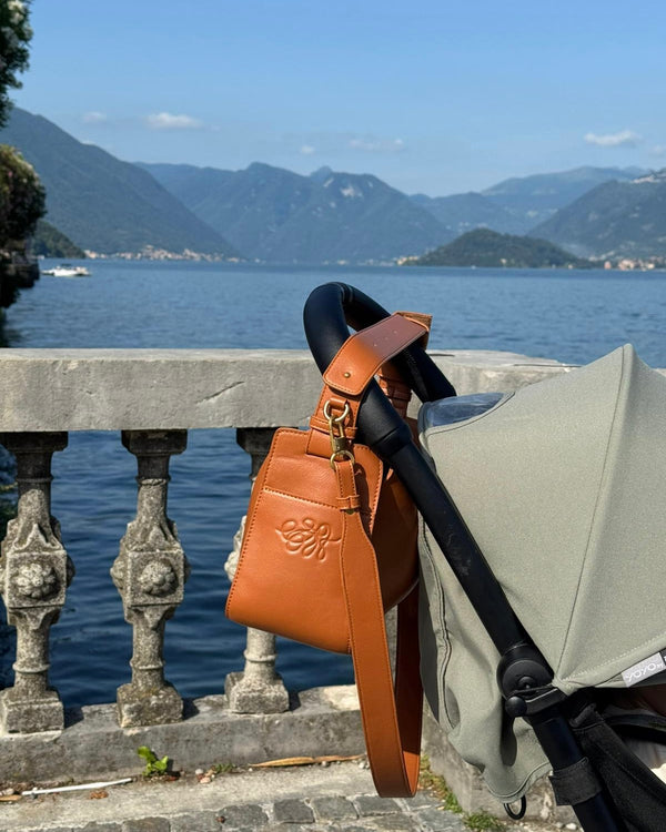 Pram Bag - Saddle Tan